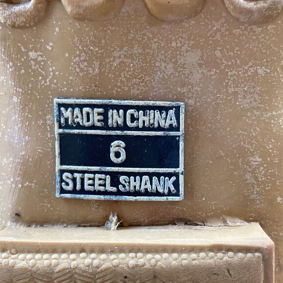 Weather Spirits Leather Five Eye Lace Up Steel Shank Winter Duck Boots Size 6 - Picture 10 of 16